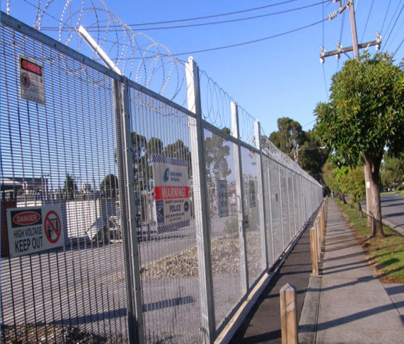 High Security Fence Welded Wire Mesh Anti Climb Security Fence