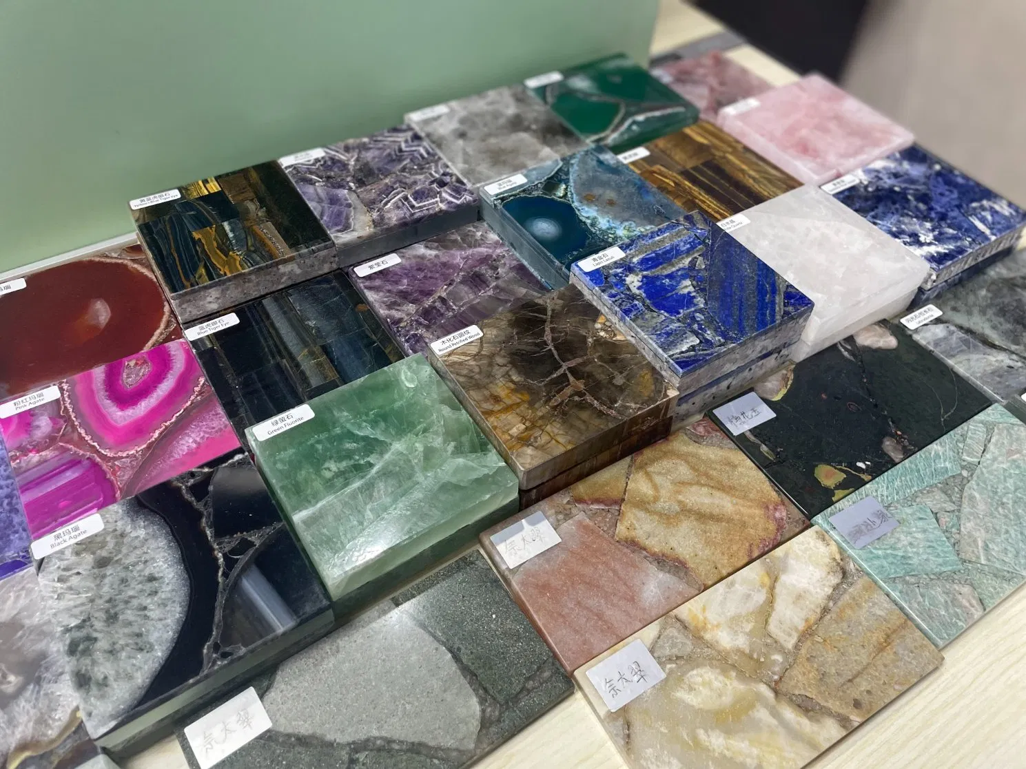 Natural Semi Precious Stone Interiors/ Indoor Floor/Wall Background/Slabs/Tiles/Countertop/Bar/Vanity/Table/Island