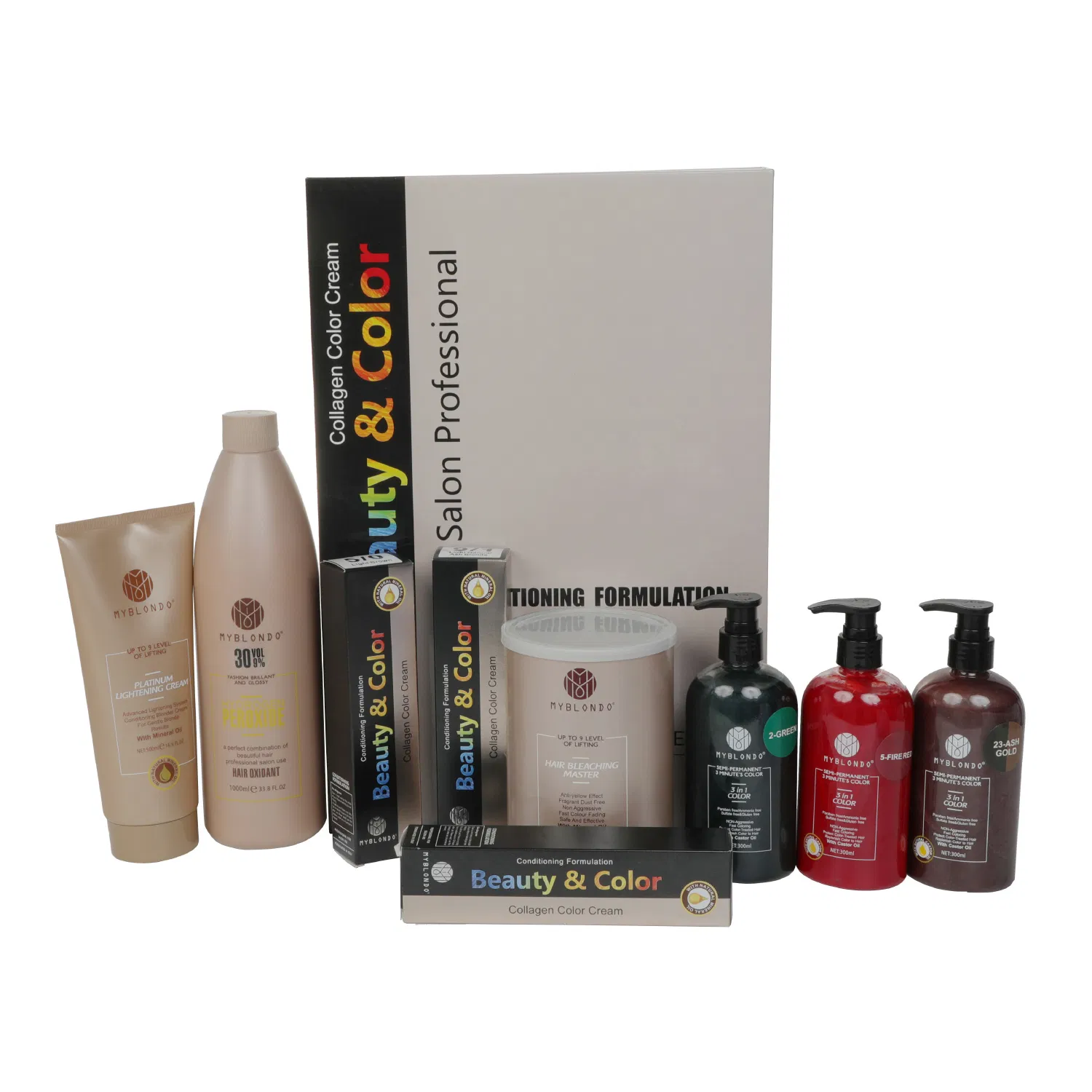 Professional Salon Private Label OEM Low Ammonia Permanent Hair Dye Hair Color Cream