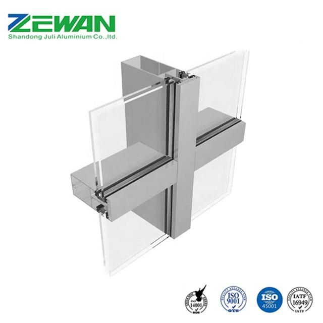 Aluminium Extrusion Profile for Architectural Building Window Door Curtain Wall 6063 T5 Profile