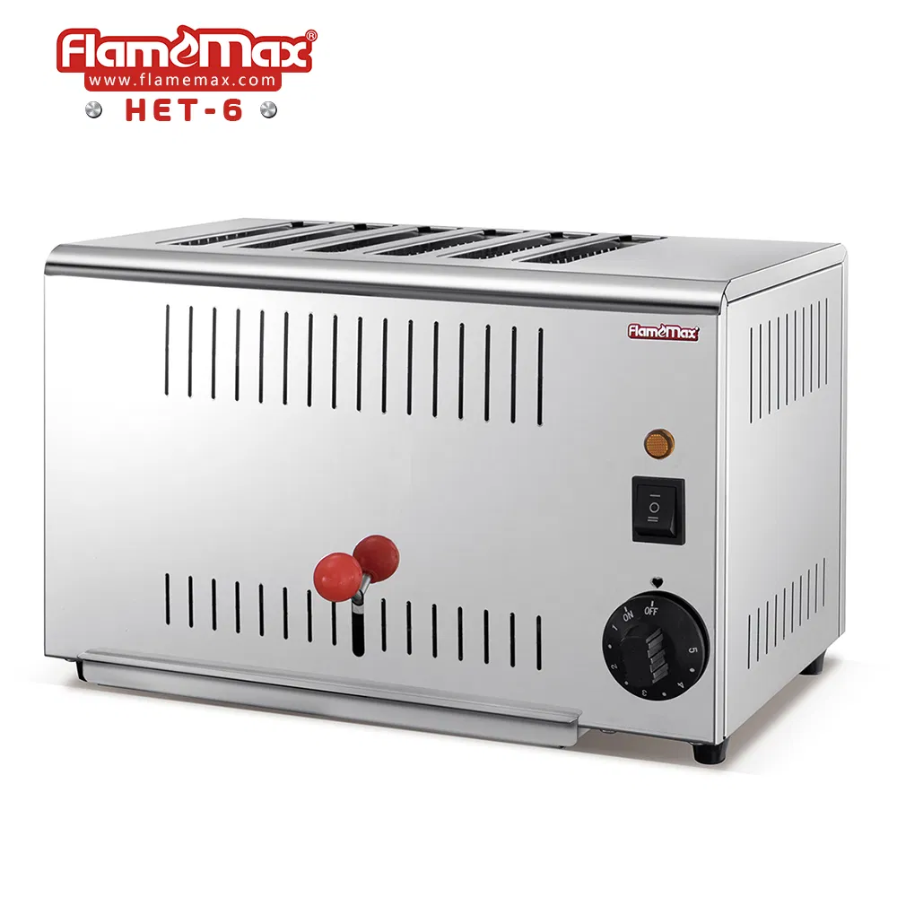 Commercial Electric Bread Maker / Toaster with 6 Slice Het-6