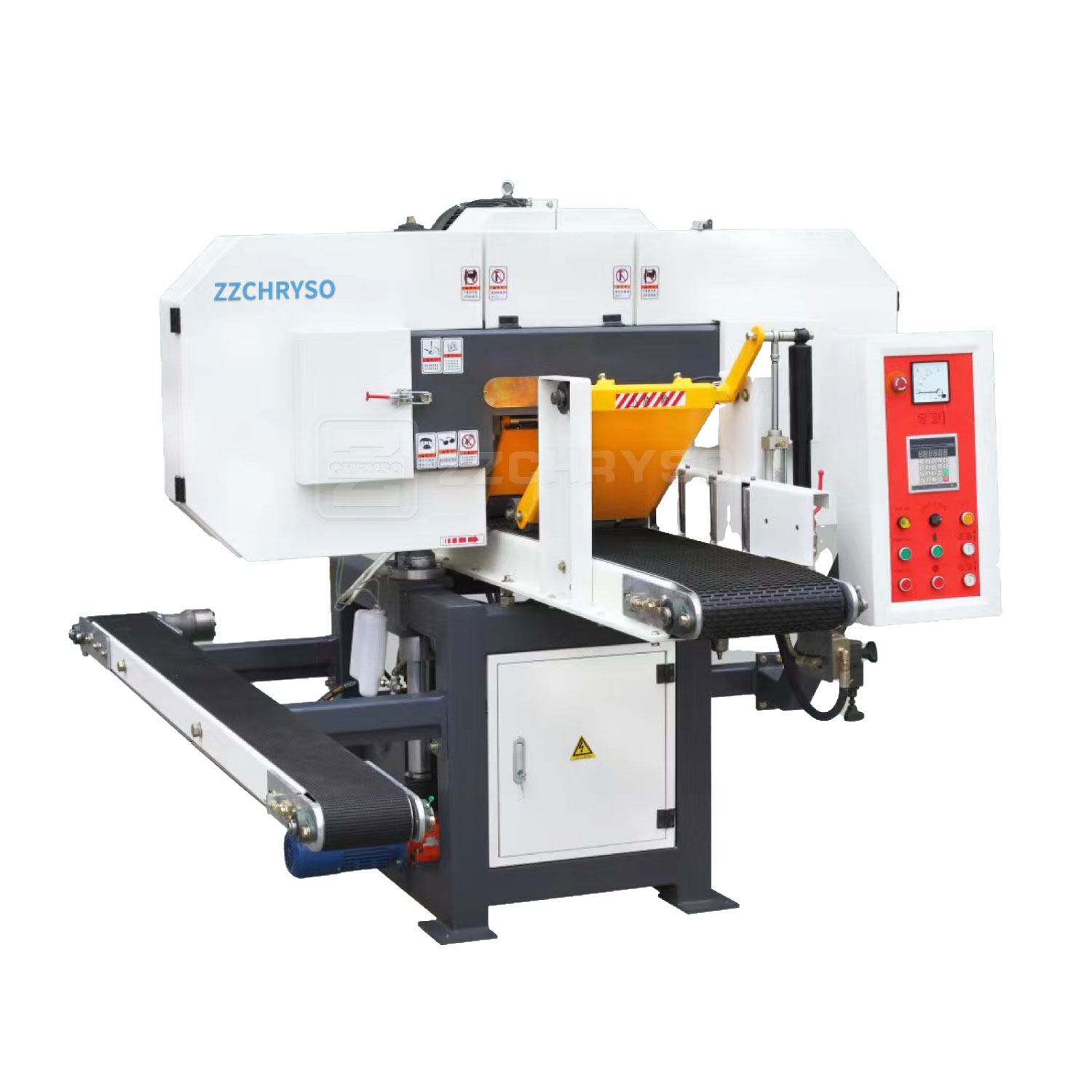 Ленточная пила по дереву горизонтальная автоматическая усиленная