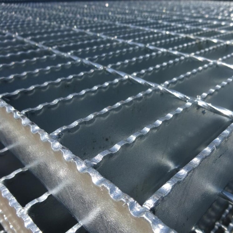 Factory Supply Serrated Bar Steel Grating Hot Sale Steel Bar Grating