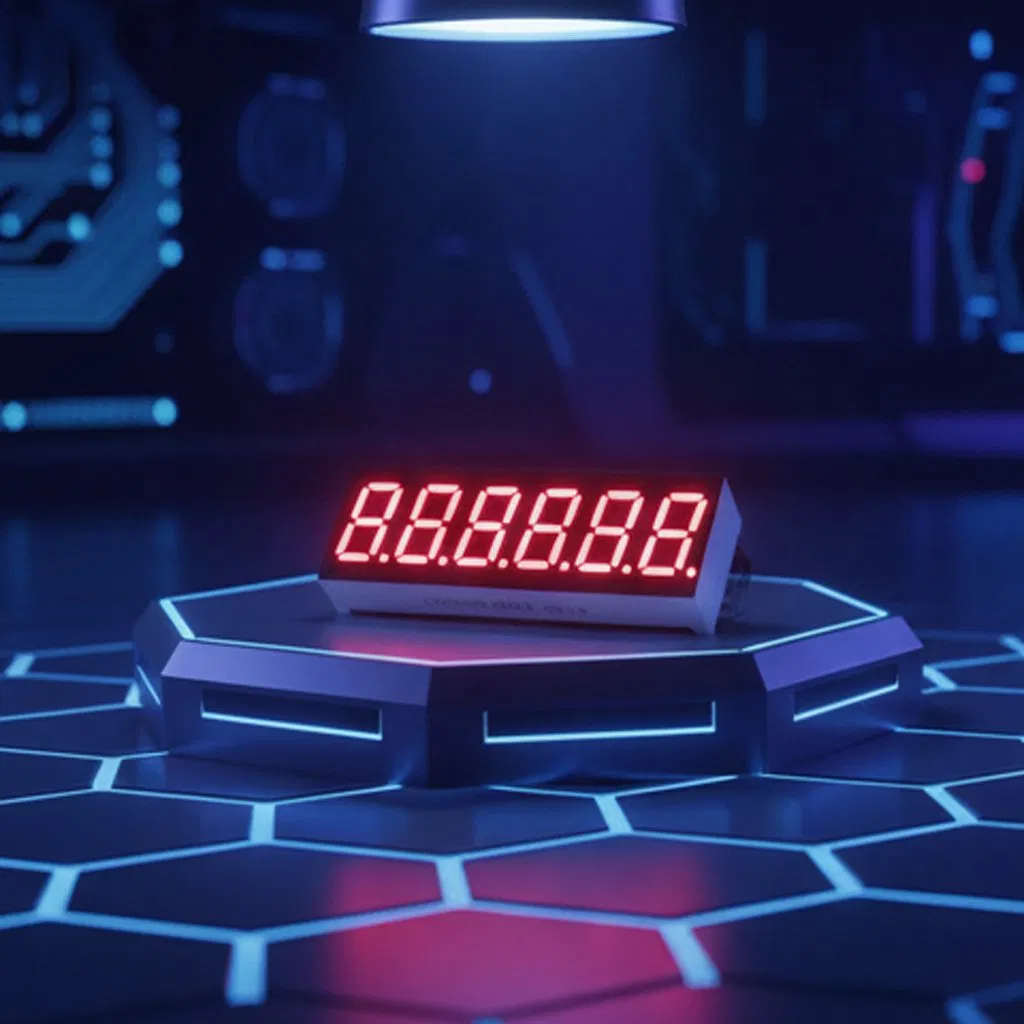 High Bright Red 7 Segment LED Display for Countdown Timers
