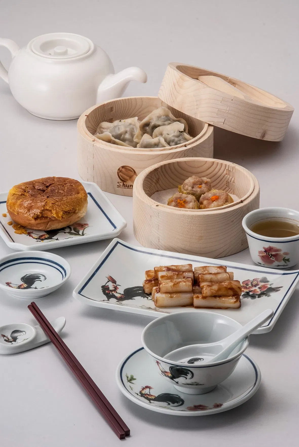 Кружка для чая Melamine Gai Ming, традиционный китайский дизайн