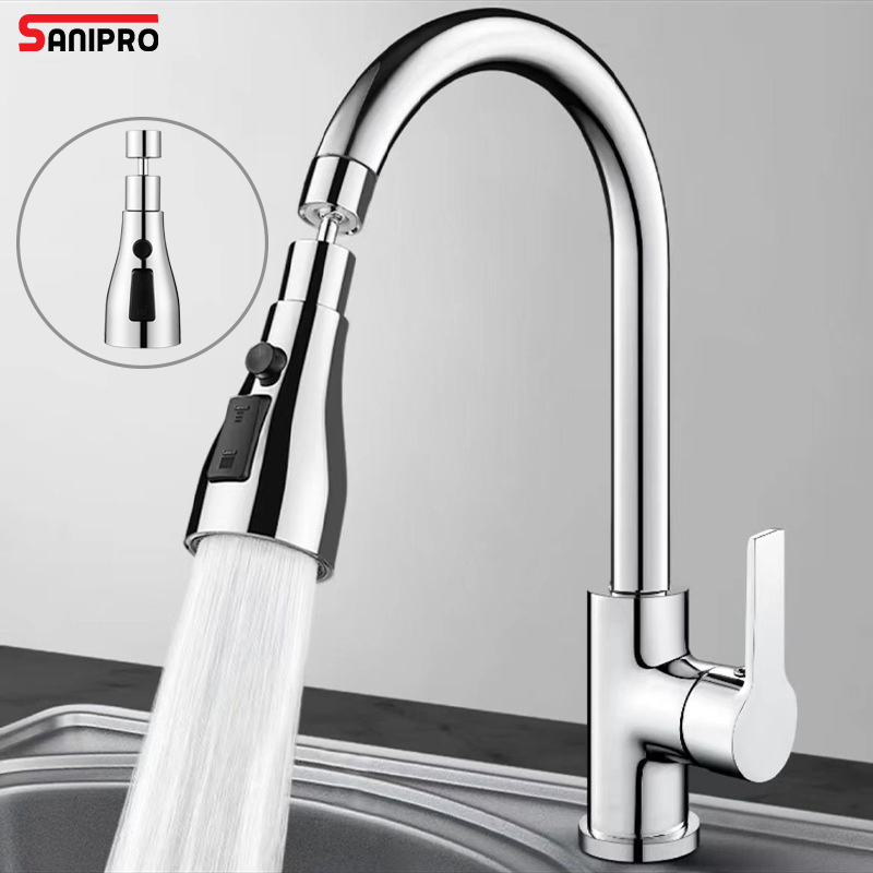 Выдвижная насадка для смесителя Sanipro 3 в 1