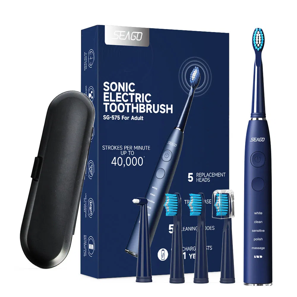 High Quality Innovative Electric Portable Toothbrush with 4 Heads Manufacturer Direct Sale