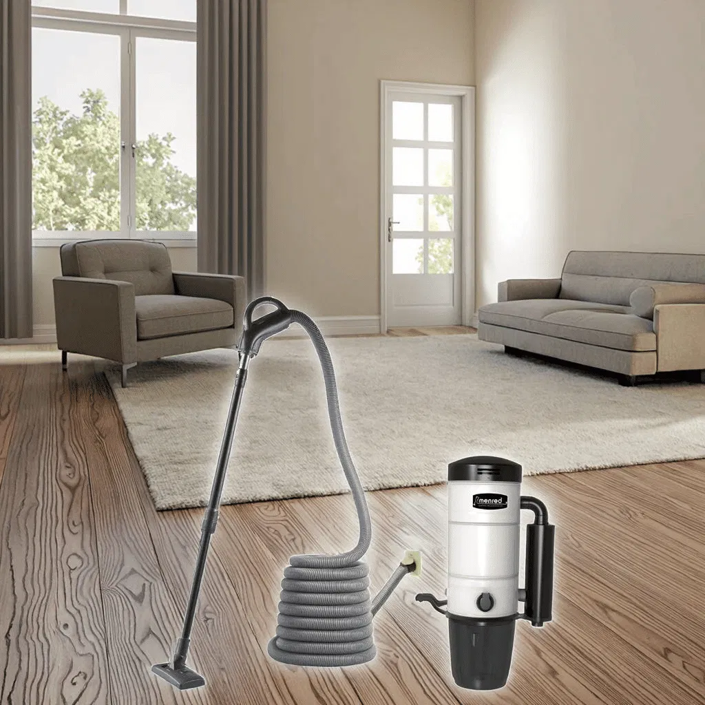 Low Noise Vacuum Cleaner for Large Homes with Motor Protection System