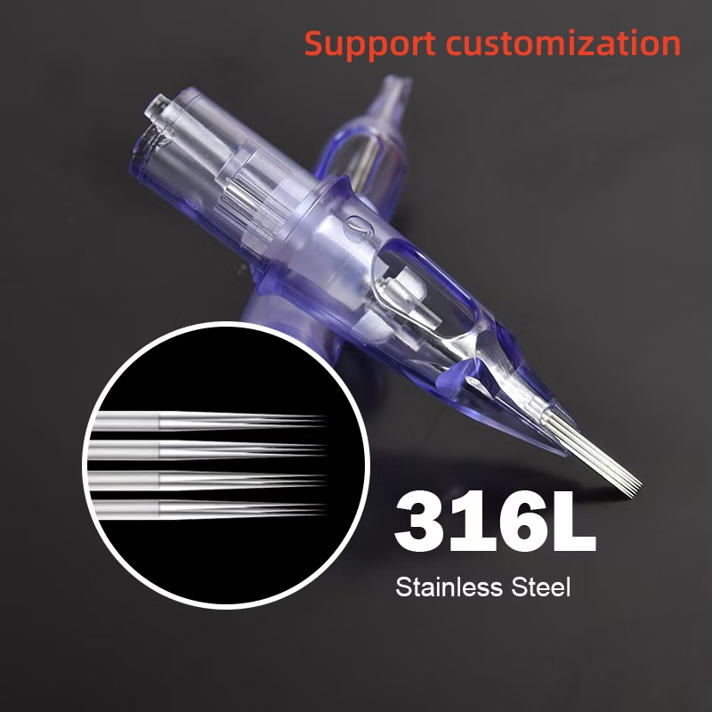 Custom-Shaped Stainless Steel Tattoo Needles for Precision Art