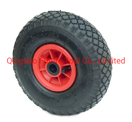 10" X 3.00-4 2pr Rubber Tyre Pneumatic Wheel for Hand Trolley