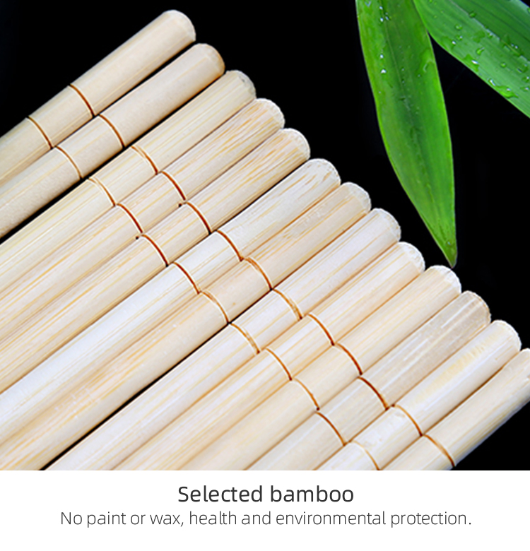 Customized 100% Eco-Friendly Disposable Bamboo Chopsticks for Takeaway Food