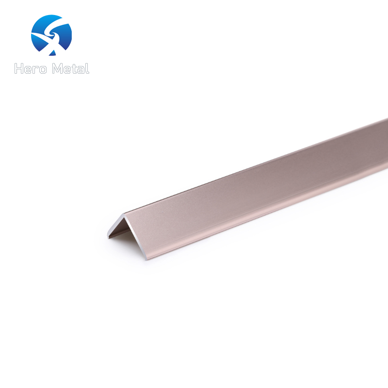 New Design Customized 1mm 2.8m Floor Decorative 30mm Home Base Hero Metal for Backsplash Porcelain L Shape Strip Tile Edge Trim
