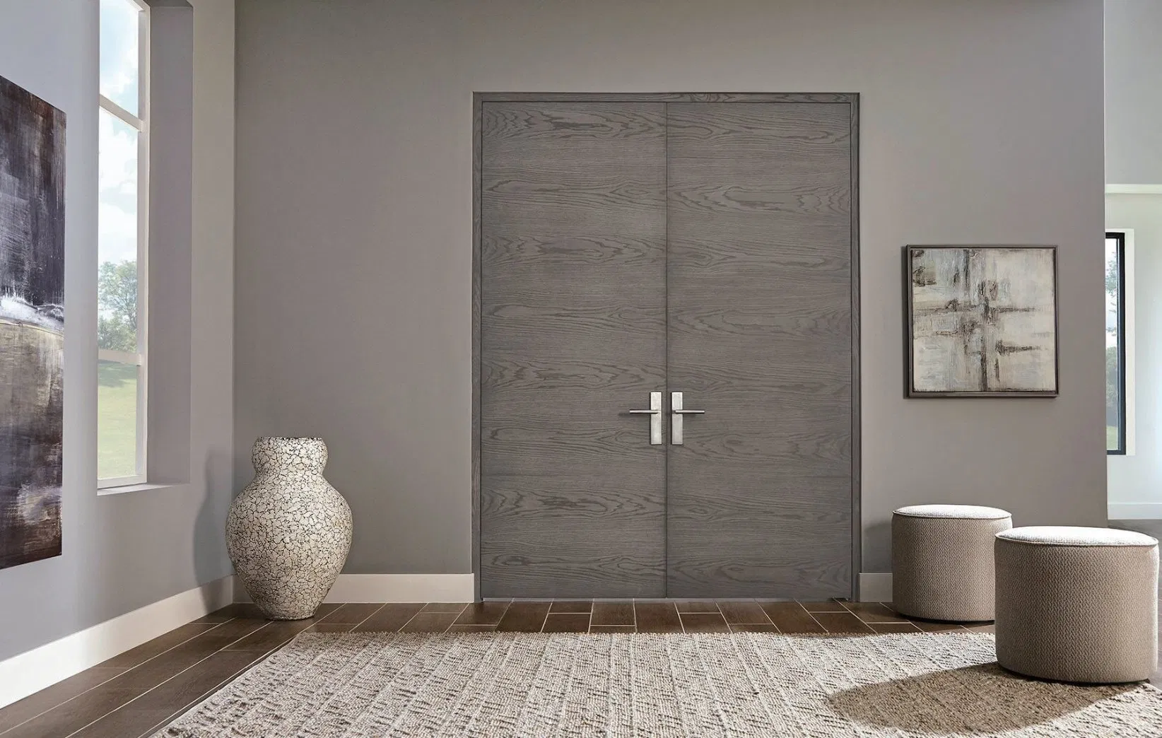 Sleek Solid Core Veneer Interior Door for Modern Spaces
