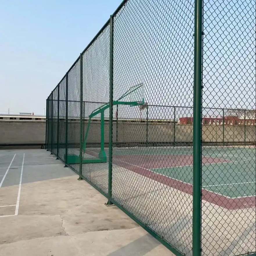 School Playground & Sports Stadium Protective Net Fence Metal Basketball & Football Field Sports Stadium Protective Barrier Fence