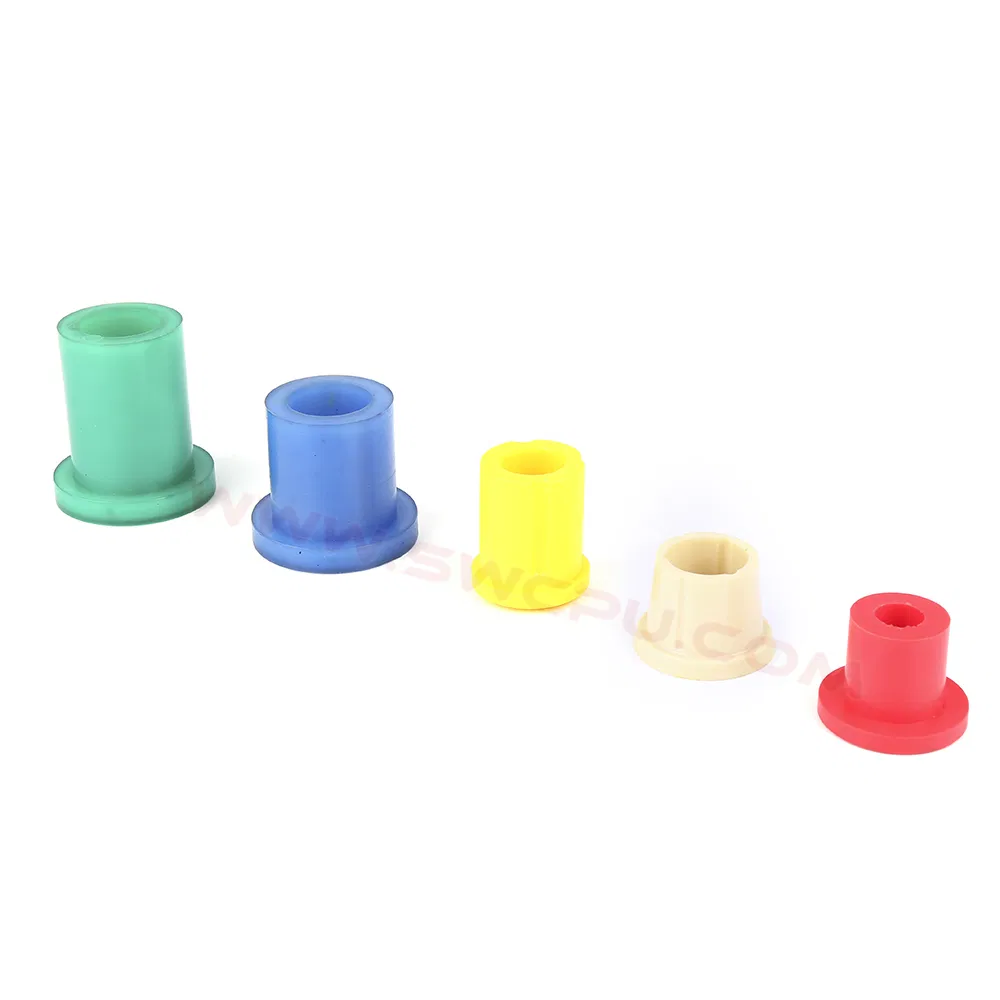 Custom Anti Impact High Temperature Polyurethane Rubber Plastic Molded Flange Bushing