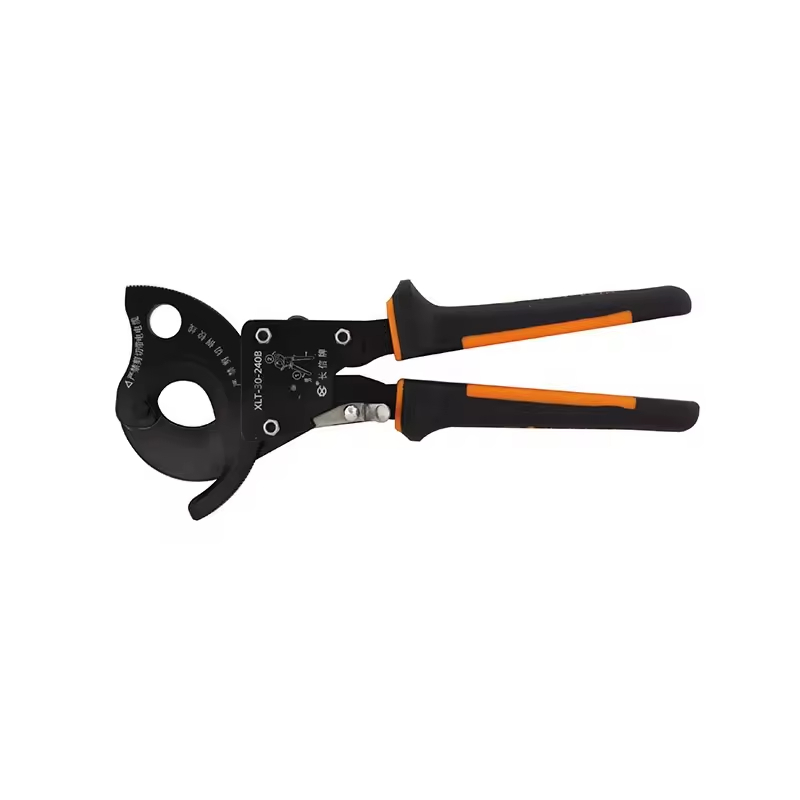 Alloy Steel Ratcheting Cable Cutter Easy-to-Use Industrial Grade Copper & Aluminum Wire Cutters