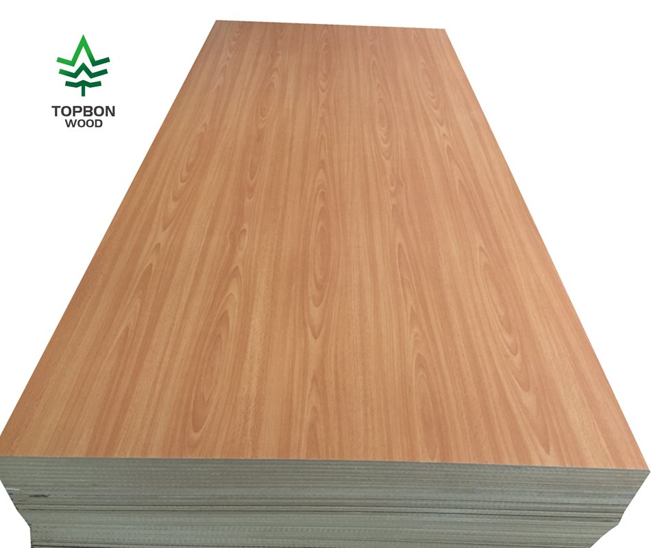 Various Colors Melamine Faced MDF Board for Furniture Usage