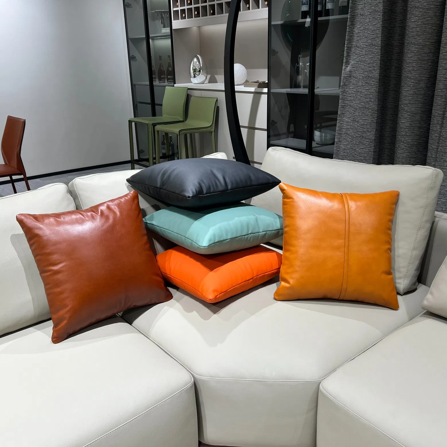 Wholesales Leather Pillows Sofa Chair Car Seat Cushions for Home Decor