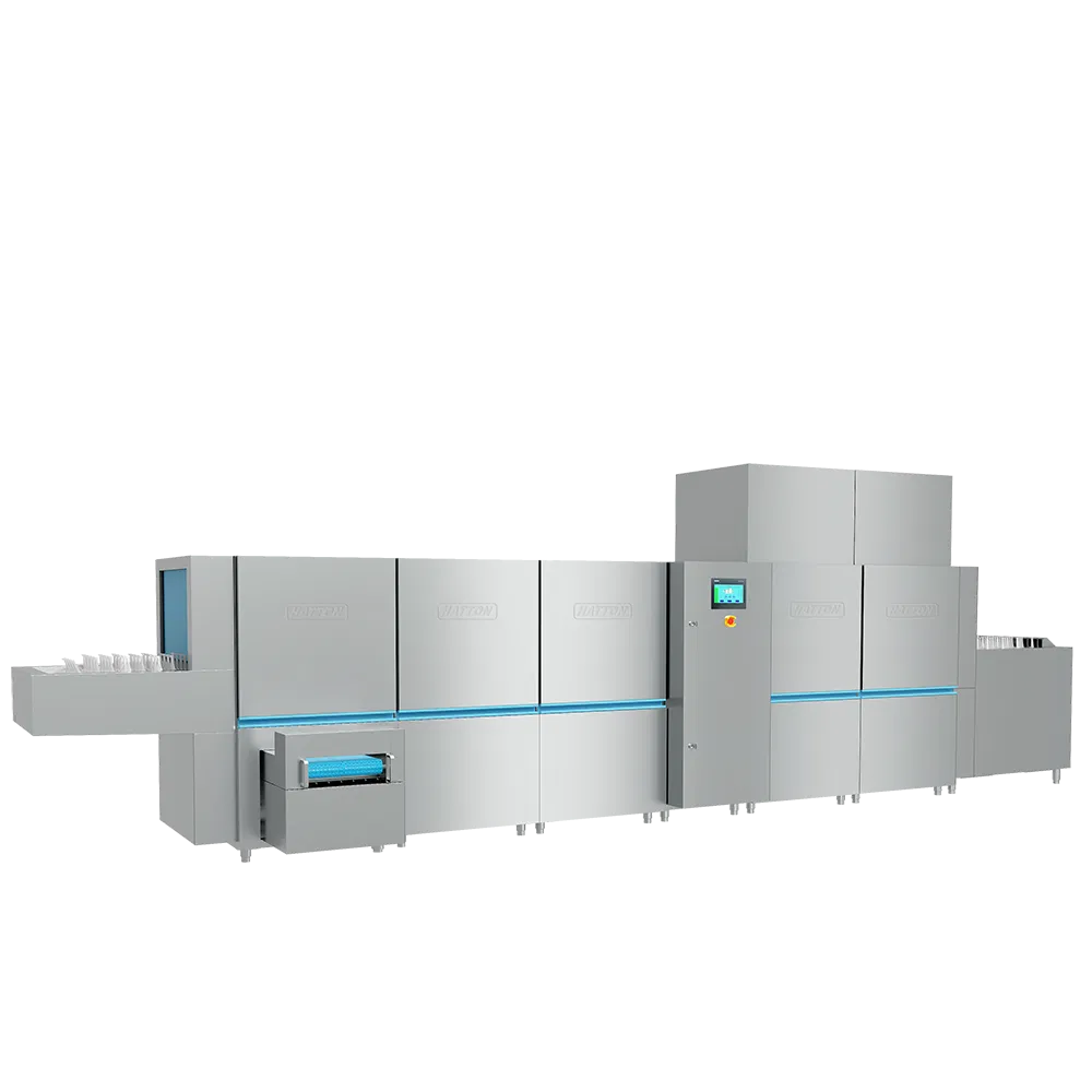 High-Performance Flight Conveyor Dishwasher (2 washing&rinsing, 2 dryer)