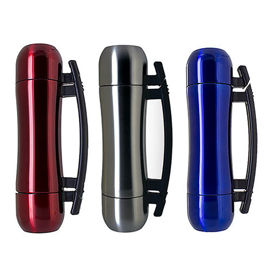 Wholesale Flask Set Macron Color Stainless Steelthermos with Two Lids