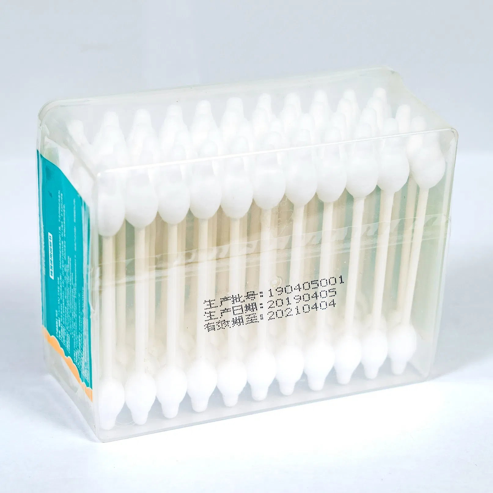 Paper Jar with Bamboo Stick Cotton Buds Custom Logo and Pattern Organic Large Head Cotton Swabs