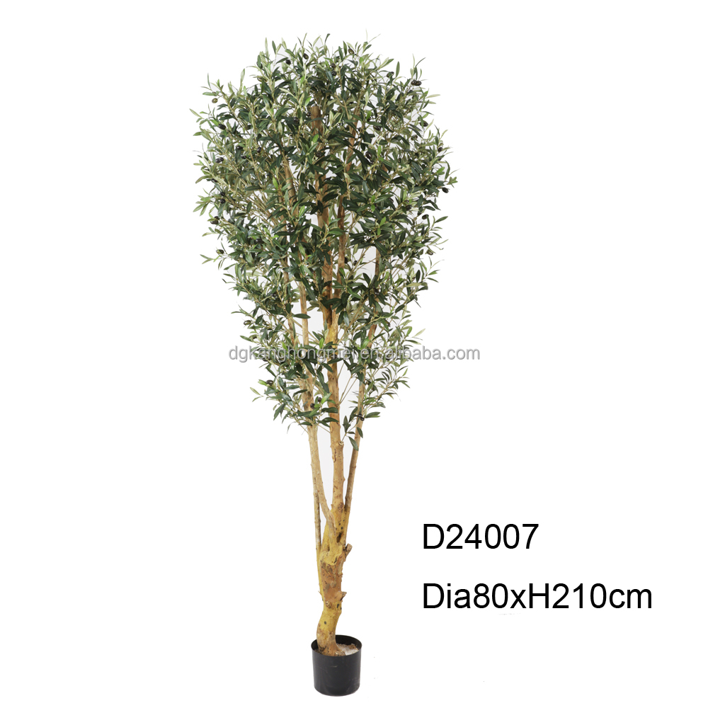 Дерево оливковое искусственное высокое в горшке