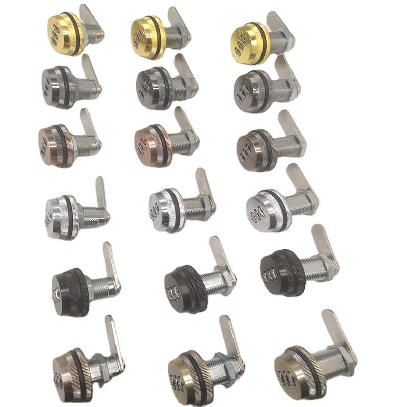 Zinc Alloy 3 Digit Furniture Cabinet Combination Lock Mechanical Code Password Mechanical Closet Lock