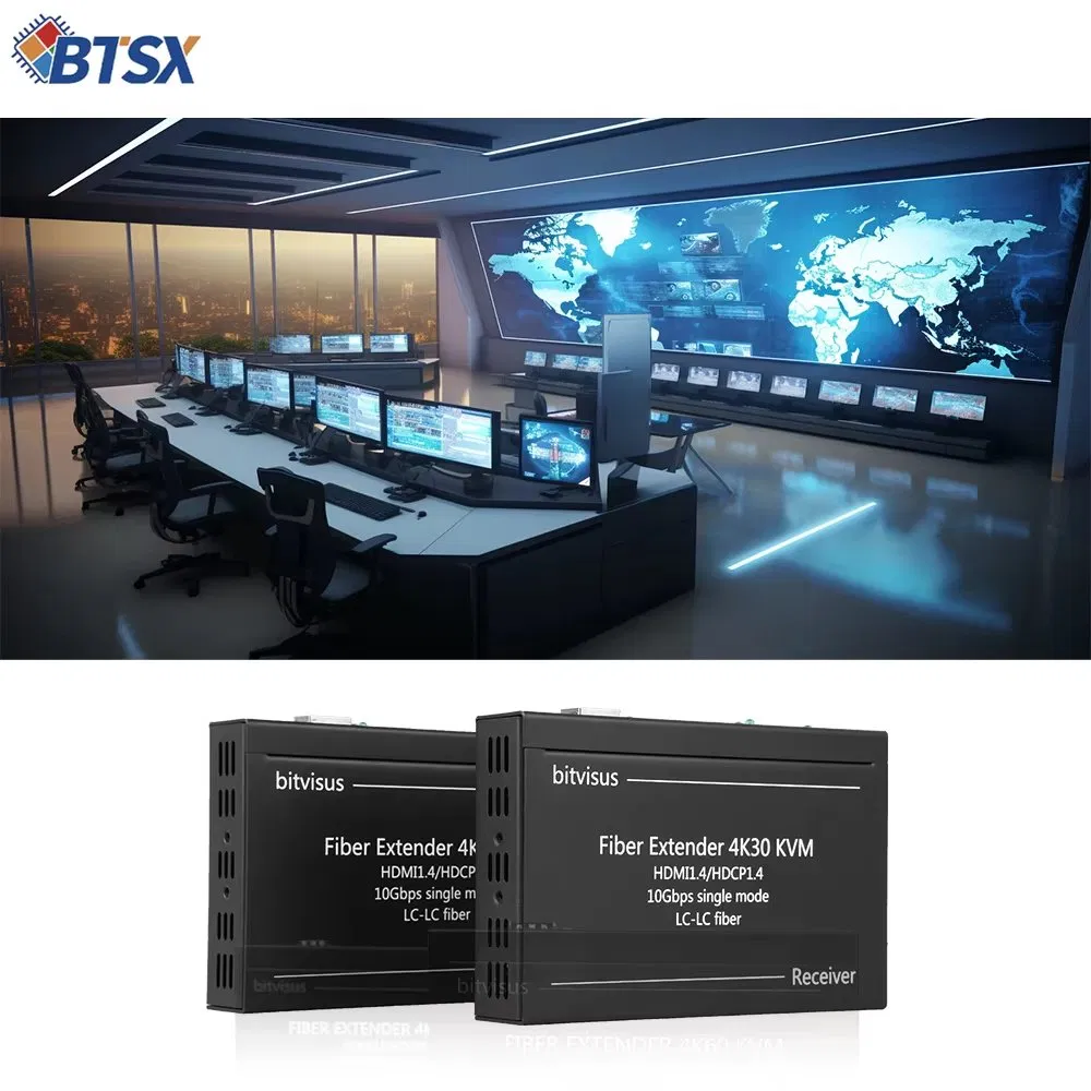 Конвертер HDMI в HDMI по оптоволокну 4K30 10 км