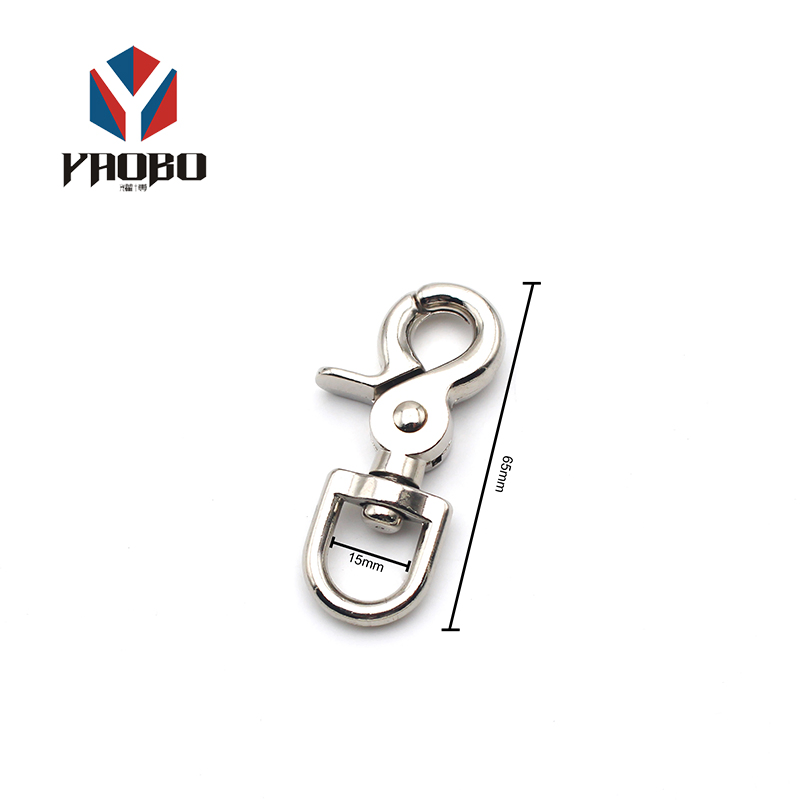 Customized Hanging Spring Swivel Buckle Snap Hook with Logo for Keychain