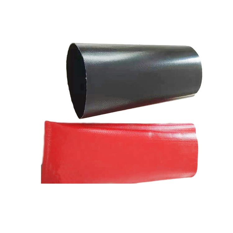 High Pressure 10 Inch Red Color TPU Lay Flat Concrete Discharge Hose Boreline with Cheap Price