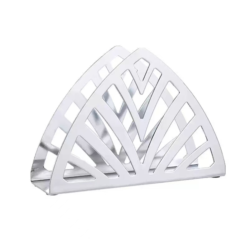 Creative Non-Standard Metal Stainless Steel Napkin Holder Paper Napkin Holder for Cafes and Restaurants