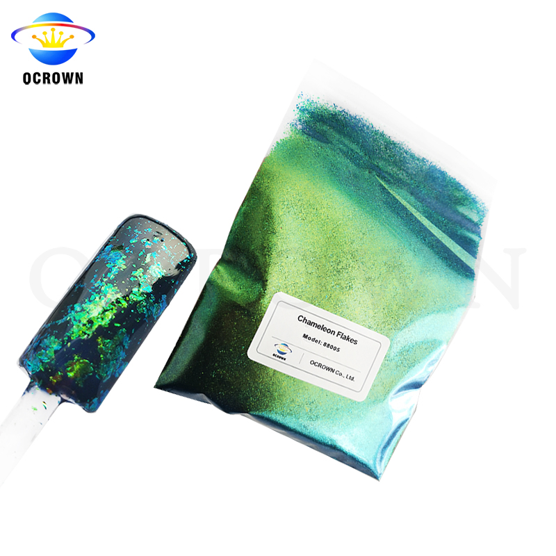 Galaxy Brocade Cloud Nail Flecks Irregular Chameleon Flakes Decoration