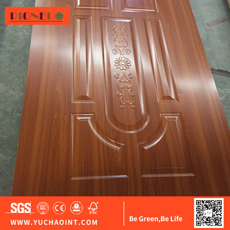 Factory Direct Supplier Moulded PVC Door Skins Exterior HDF Molded Door Skin