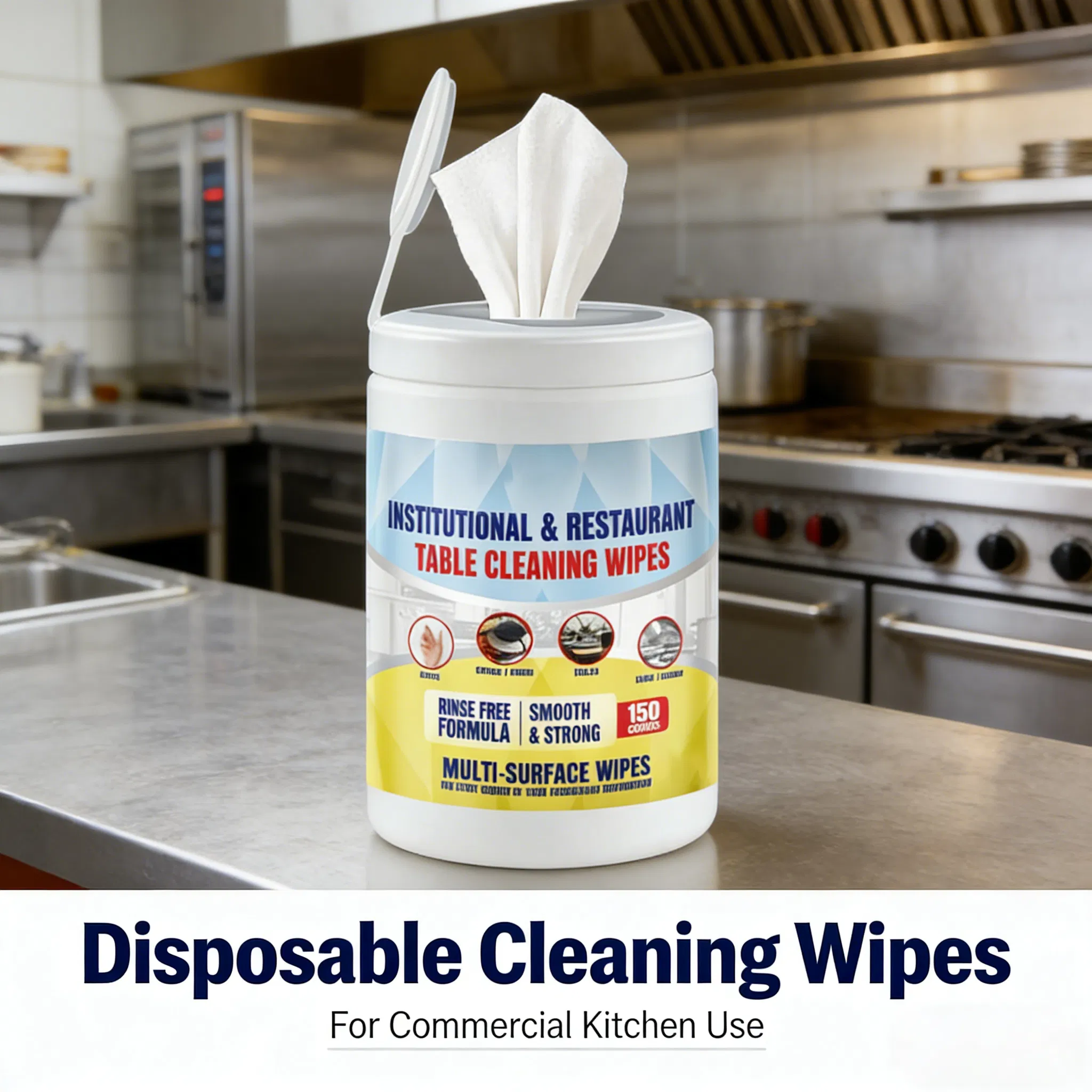 Kitchen Sanitation Wipes for Safe Food Prep Areas