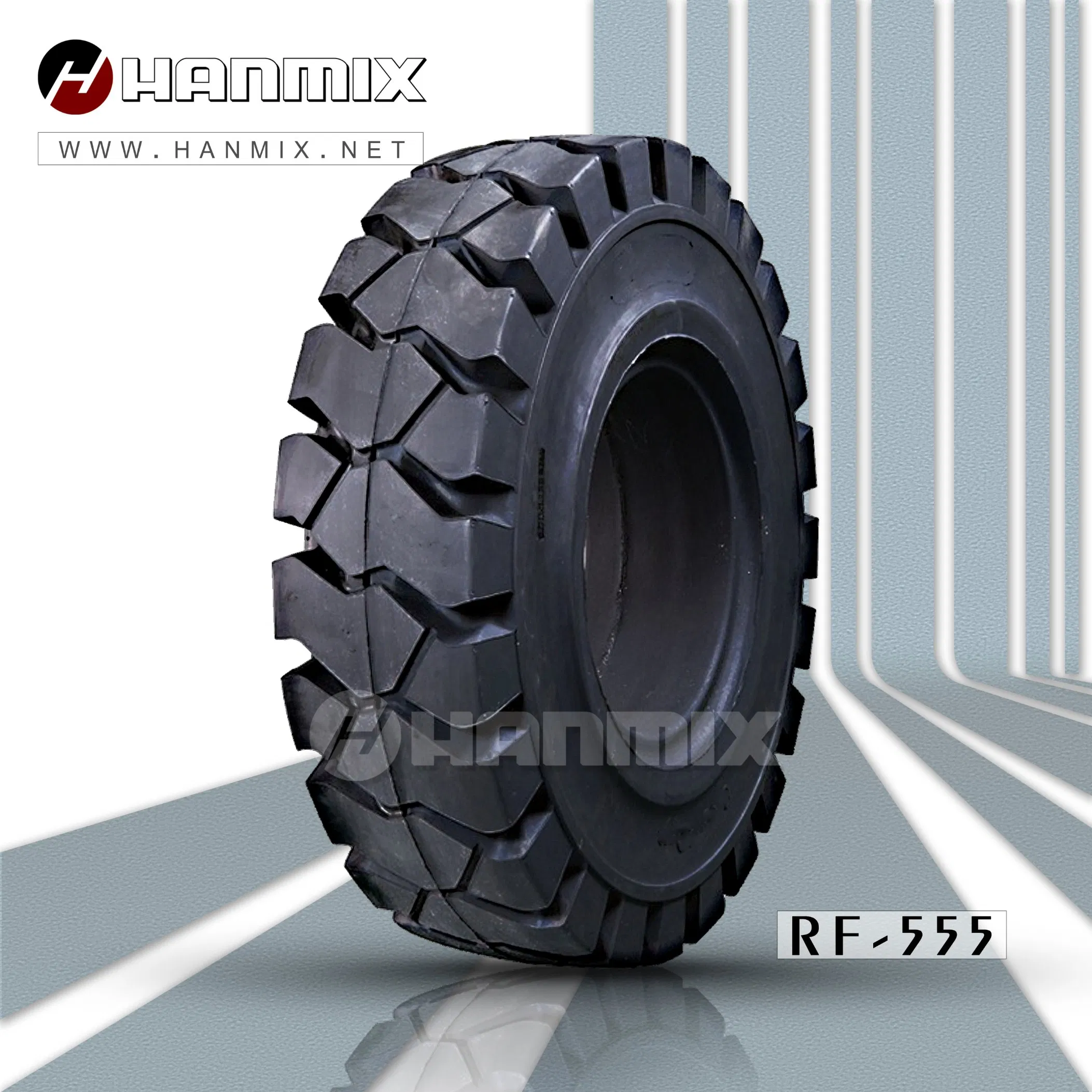 Цельная шина для погрузчика Hanmix RF-555