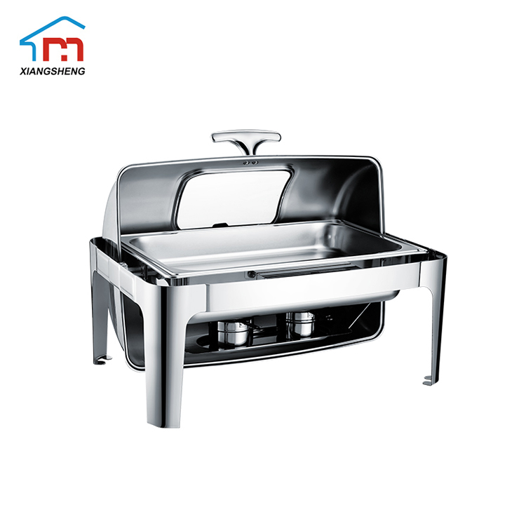 Xiangsheng Roll Top Stainless Steel Chafer Dish Restaurant Catering Set for Sale