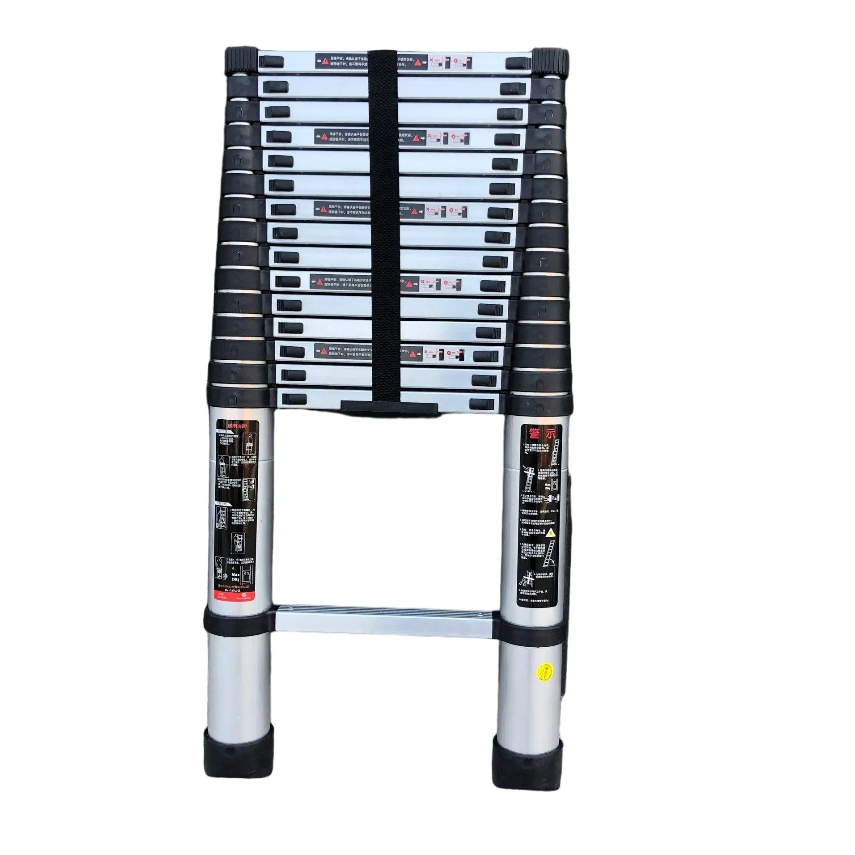China Factory Wholesale Aluminum Alloy Heavy Duty Retractable Ladder for Household