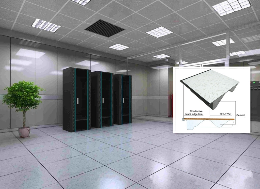 Dual-Configuration Anti-Static Floor System for Enterprise Server Farms