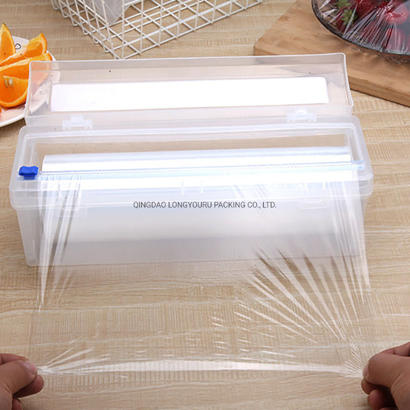 Food Grade Cling Wrap Film Good Stretch PE Cling Food Wrap