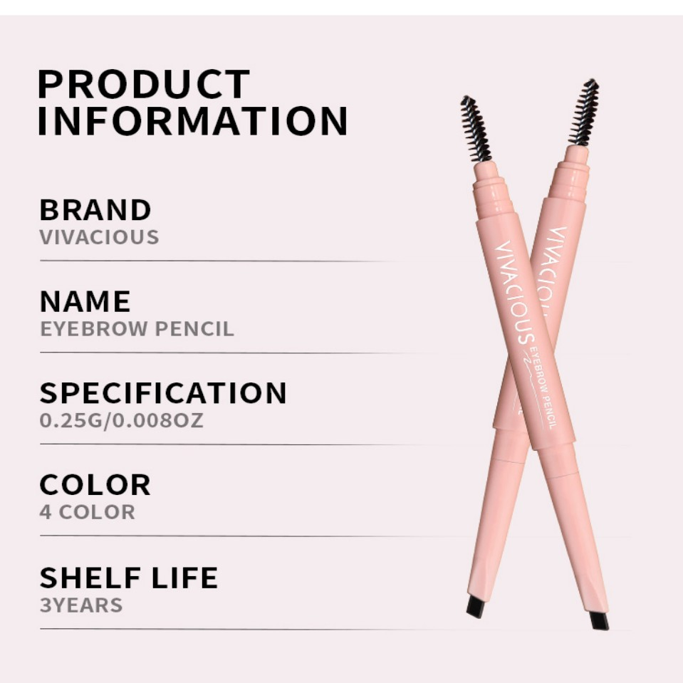 Cosmetics No Sharpening Pen 3D Brush Eyebrow Pencil