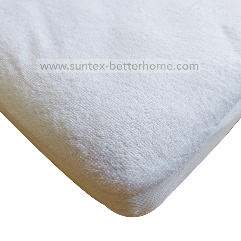 100% Cotton Terry Fabric Waterproof Baby Crib Fitted Sheet Mattress Protector