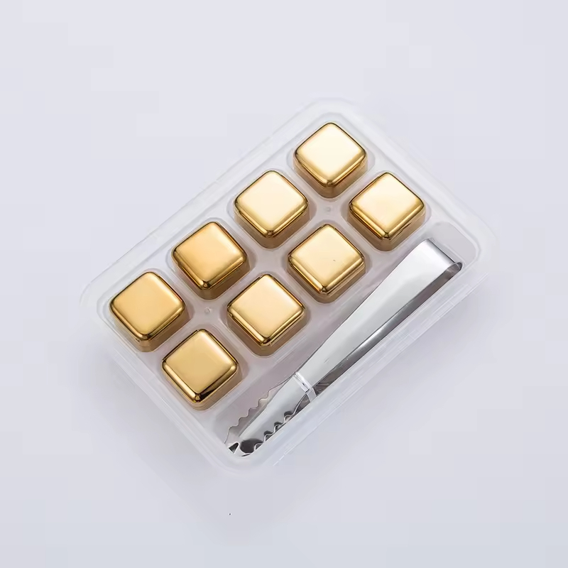 Металлические кубики для льда из нержавеющей стали