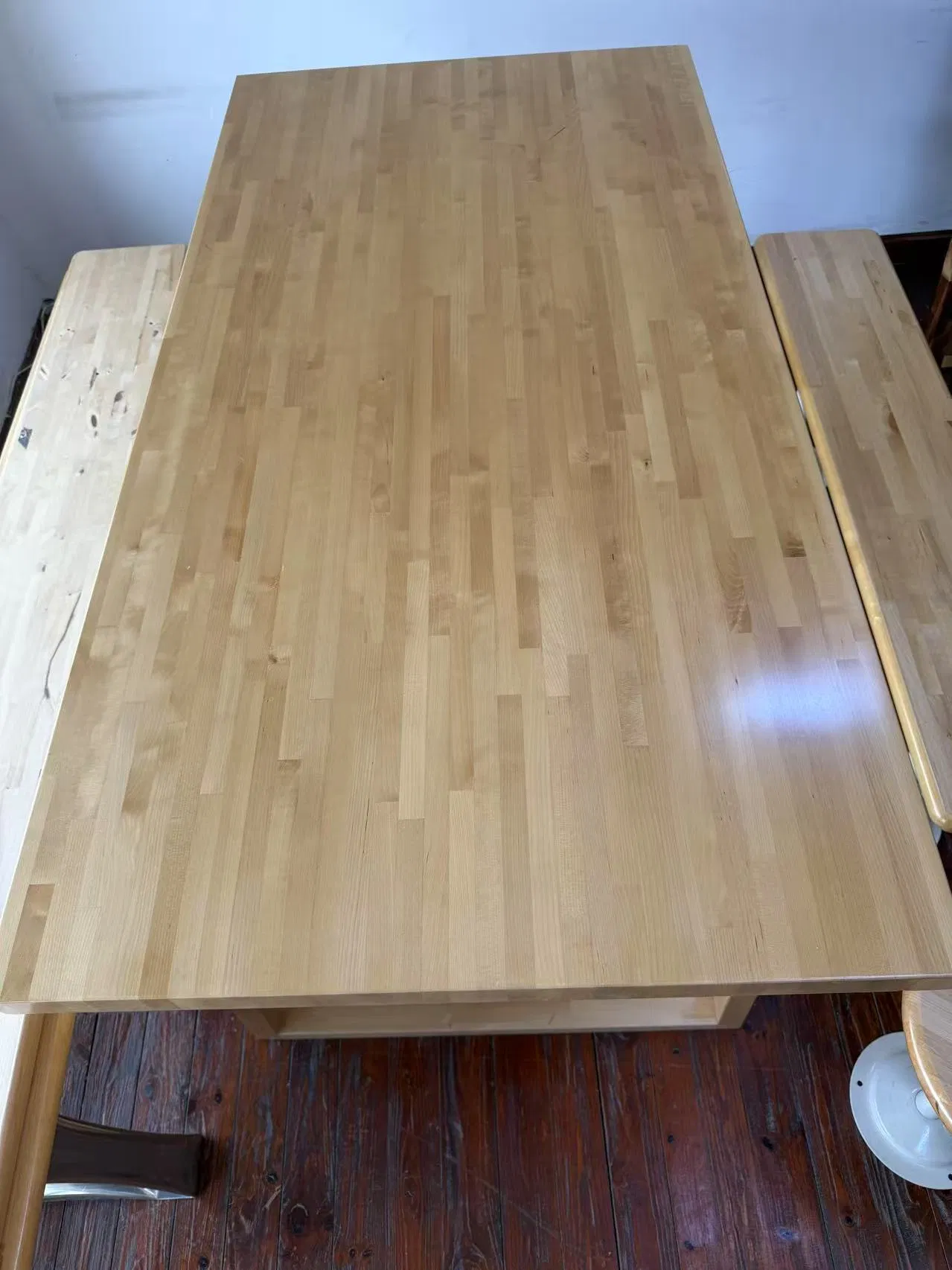 Durable Finger Joint Workbench, High-Temp Drying, Climate-Proof, Sustainable Wax Oil