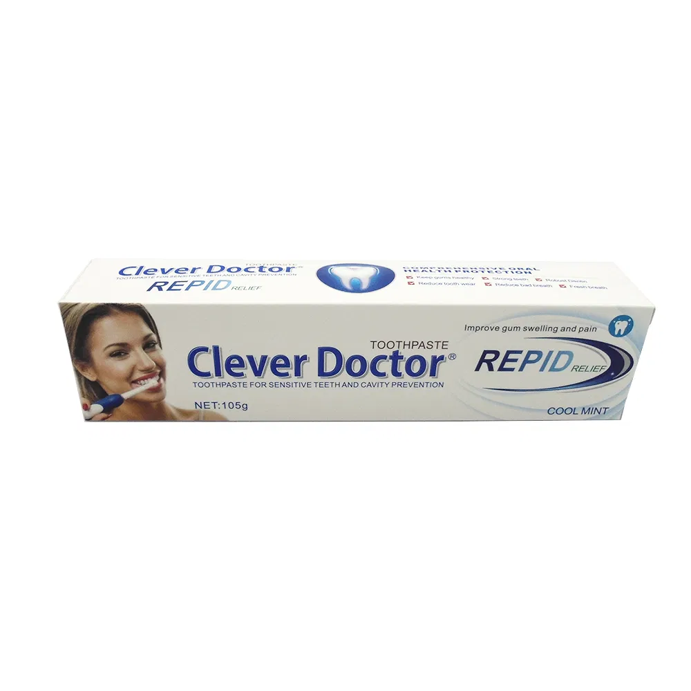 Clever Doctor High Quality 105g Teeth Fresh Breath Cool Mint Flavor Toothpaste