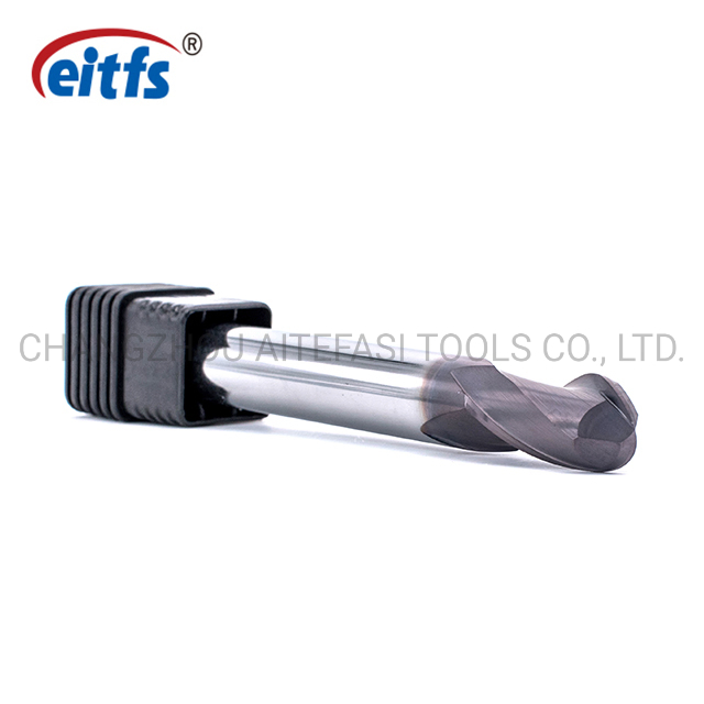 Carbide Metal Working Tools 2 Flute Ball Nose End Mill for CNC Milling Cutters