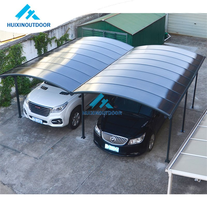 Morden Style Canopy 2 Shelter Aluminum Driveway Gate