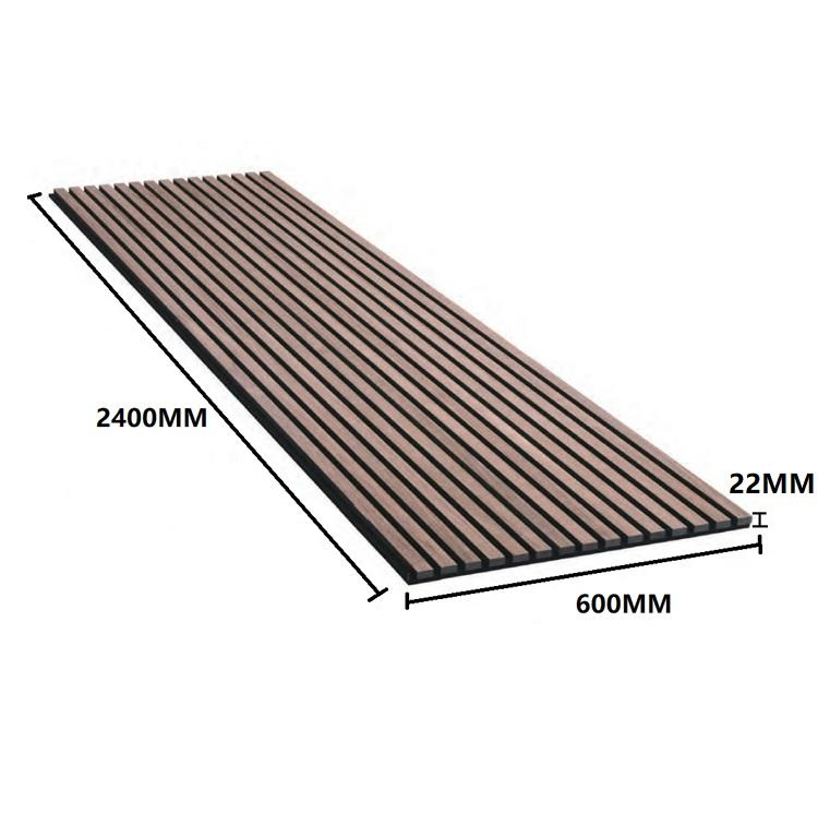 Modern Acoustic Anti Sound Absorption Proofing Wooden Design Wood Slat