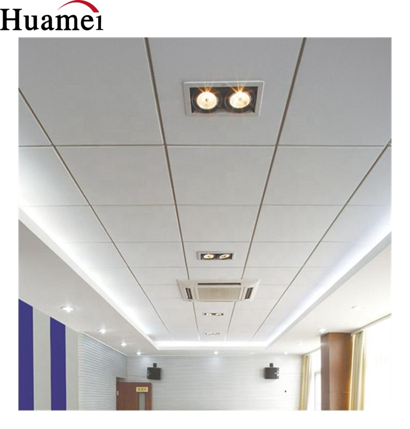 Factory Direct Sales Openable Concealed Edge 22mm Thick Fiberglass Acoustic Ceiling Tile
