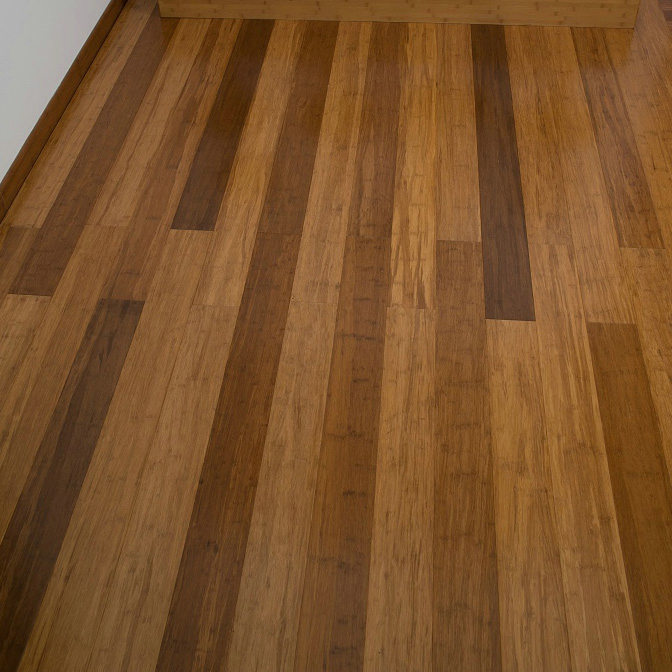 UV Prefinished High Glossing Natural Color Solid Bamboo Flooring