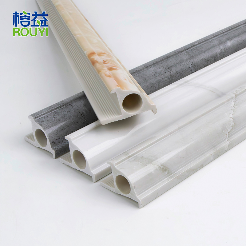 Free Sample Factory Wholesale 2.5m Bathroom Plastic Round PVC Tile Edge Trim